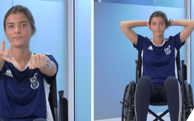 Actividad física con Esclerosis Múltiple (rutina de calentamiento en silla)