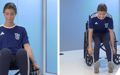 Actividad física con Esclerosis Múltiple (rutina de abdomen en silla)